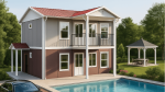 114 m² 2 Katlı Prefabrik Ev - Görsel 3