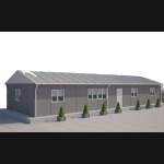 114 m² Prefabrik Ofis ve Yönetim Binası