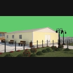 125 m² Prefabrik Mescid Binası