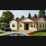126 m² Prefabrik Ev