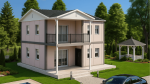 128 m² 2 Katlı Prefabrik Ev - Görsel 3
