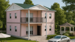 128 m² 2 Katlı Prefabrik Ev