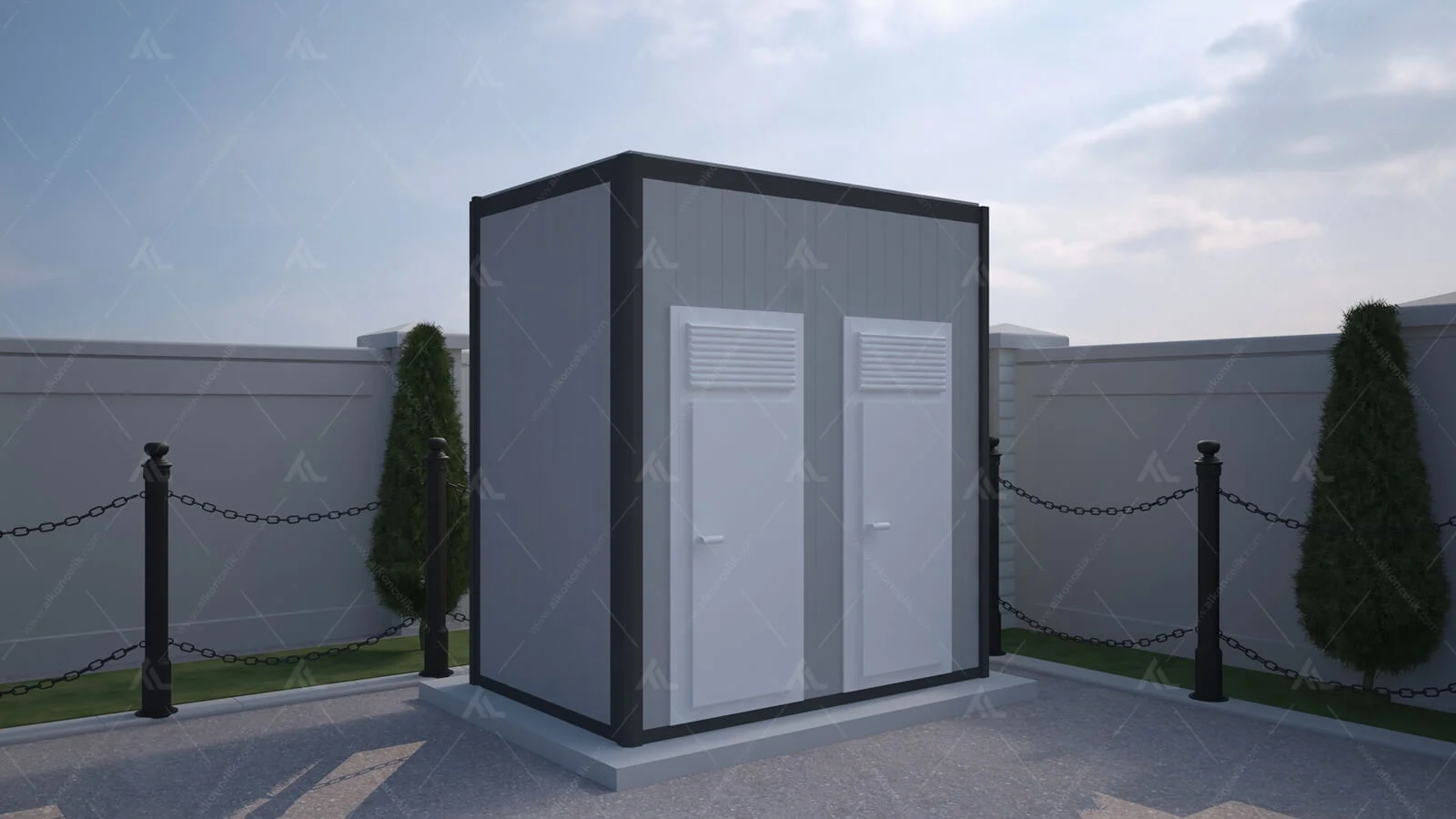 130×210-Wc-Dus-Kabini 130x210 WC & Duş Kabini - Görsel 1