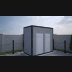 130x250 WC & Duş Kabini