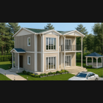 136 m² 2 Katlı Prefabrik Ev
