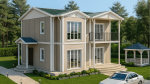 136 m² 2 Katlı Prefabrik Ev
