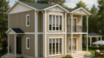 136 m² 2 Katlı Prefabrik Ev - Görsel 2