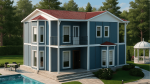 155 m² 2 Katlı Prefabrik Ev - Görsel 3