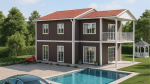 165 m² 2 Katlı Prefabrik Ev