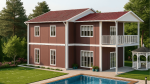 165 m² 2 Katlı Prefabrik Ev - Görsel 2