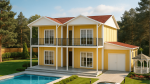 178 m² 2 Katlı Prefabrik Ev - Görsel 2
