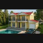 178 m² 2 Katlı Prefabrik Ev