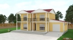178 m² 2 Katlı Prefabrik Ev - Görsel 3