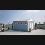 26 m² Prefabrik WC & Duş Binası