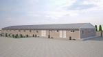 506 m² Prefabrik Yemekhane Binası