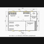 90 m² Prefabrik Sosyal Tesis - Görsel 2